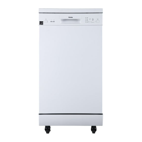 Danby 18" Wide Portable Dishwasher in White (DDW1805EWP)