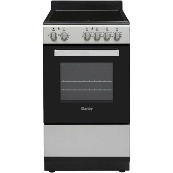 Danby DER20V1BSS 2.05 Cu. Ft. Stainless Freestanding Electric Range