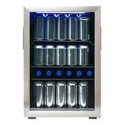 Danby 2.6 cu. ft. Free-Standing Beverage Center in Stainless Steel DBC026A1BSSDB