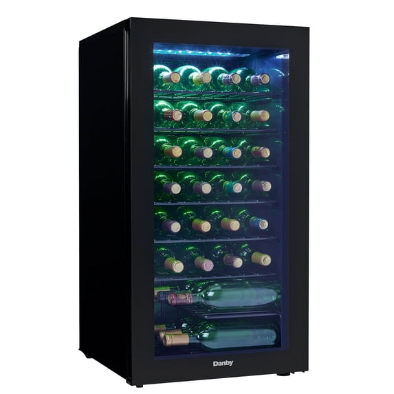 Danby 36 Bottle Free-Standing Wine Cooler in Black (DWC036A2BDB-6)
