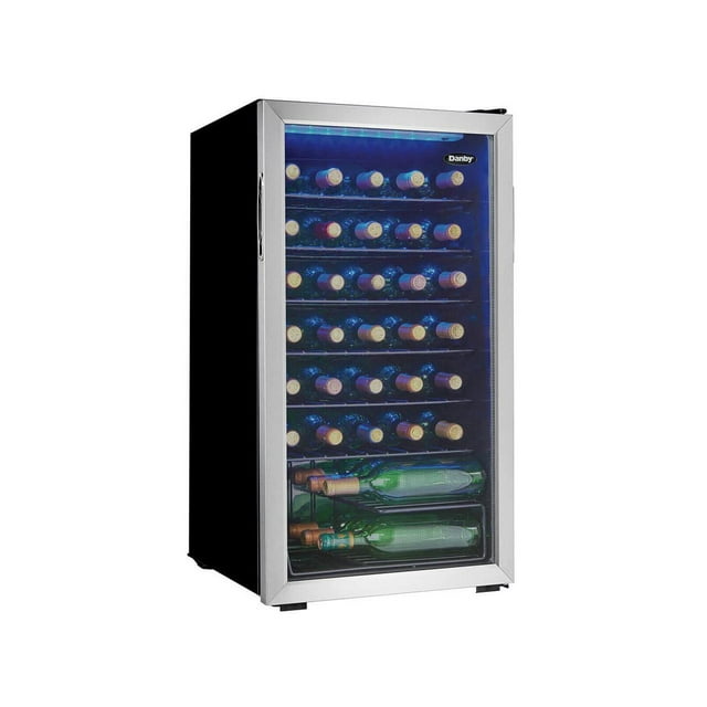 Danby 36 Bottle FreeStanding Wine Cooler in Stainless