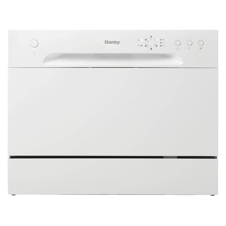 Danby 6 Place Setting Countertop Dishwasher in White (DDW621WDB)