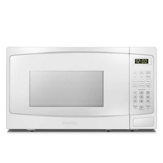 Nostalgia 0.9 cu. ft. Retro Countertop Small Microwave in White RMO4IVY -  The Home Depot