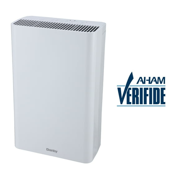Danby DAP152BAW-I Air Purifier up to 210 sq. ft. in White with True Hepa Filter to reduce smoke and pollutants