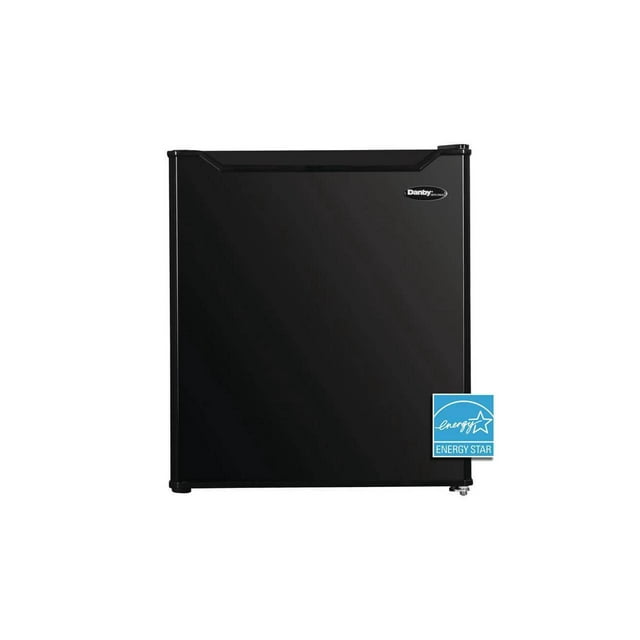 Danby DAR016B1BM 1.6 Cu. Ft. Black Mini Fridge without Freezer