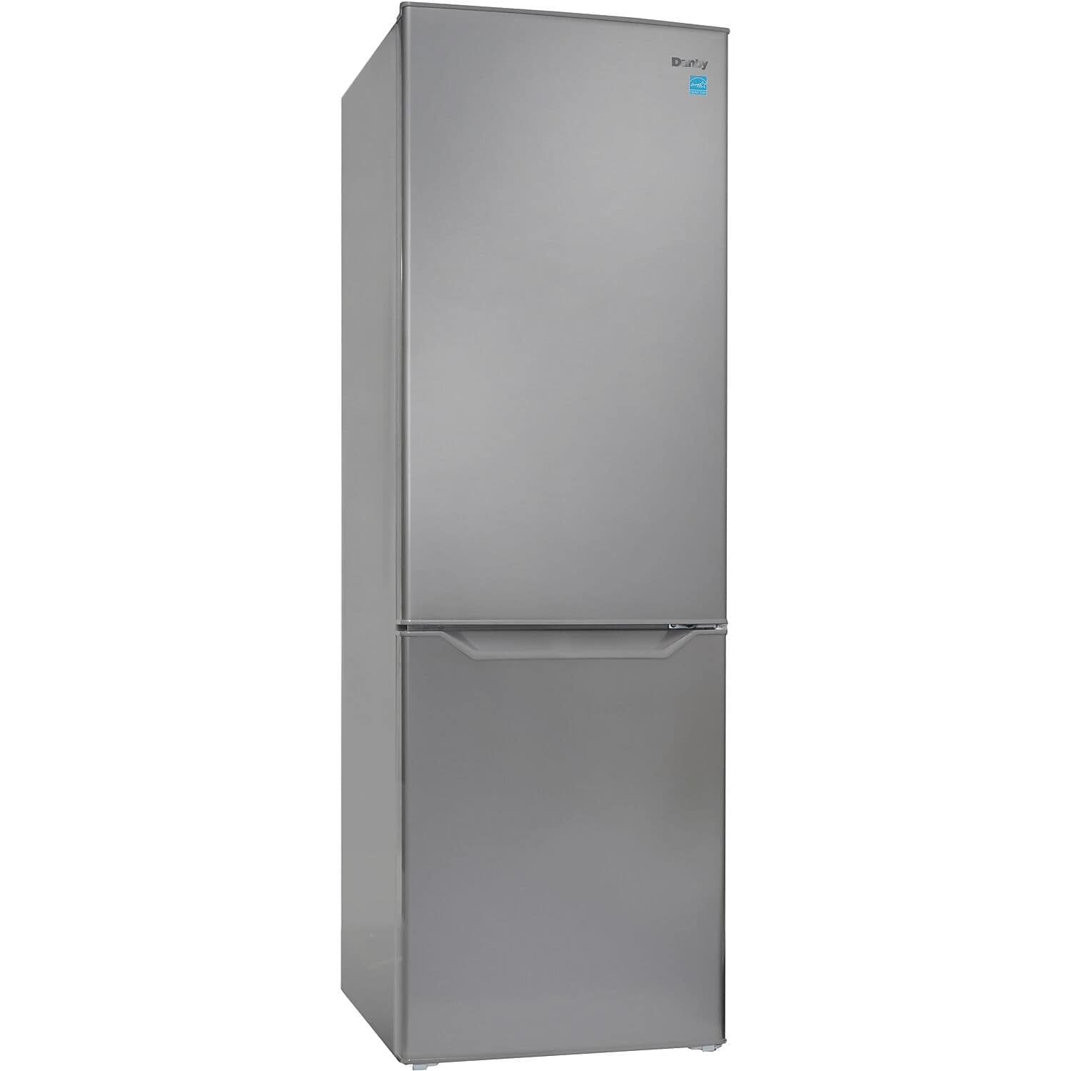 Danby 10.3 cu. ft. Bottom Mount Apartment Size Fridge in Stainless Steel Look DBMF100B1SLDB