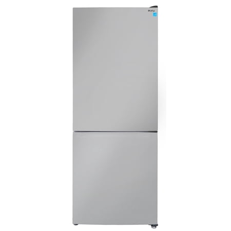 Danby DBMF100C1SLDB 10 Cu. ft. Compact Fridge Bottom Mount Freezer in Stainless Steel