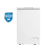 Techomey Deep Chest Freezer 3.5 CU. FT, Small Freezer Chest Freestanding,  Quiet Compact Freezer, with Adjustable Thermostat Control&Removable Wire
