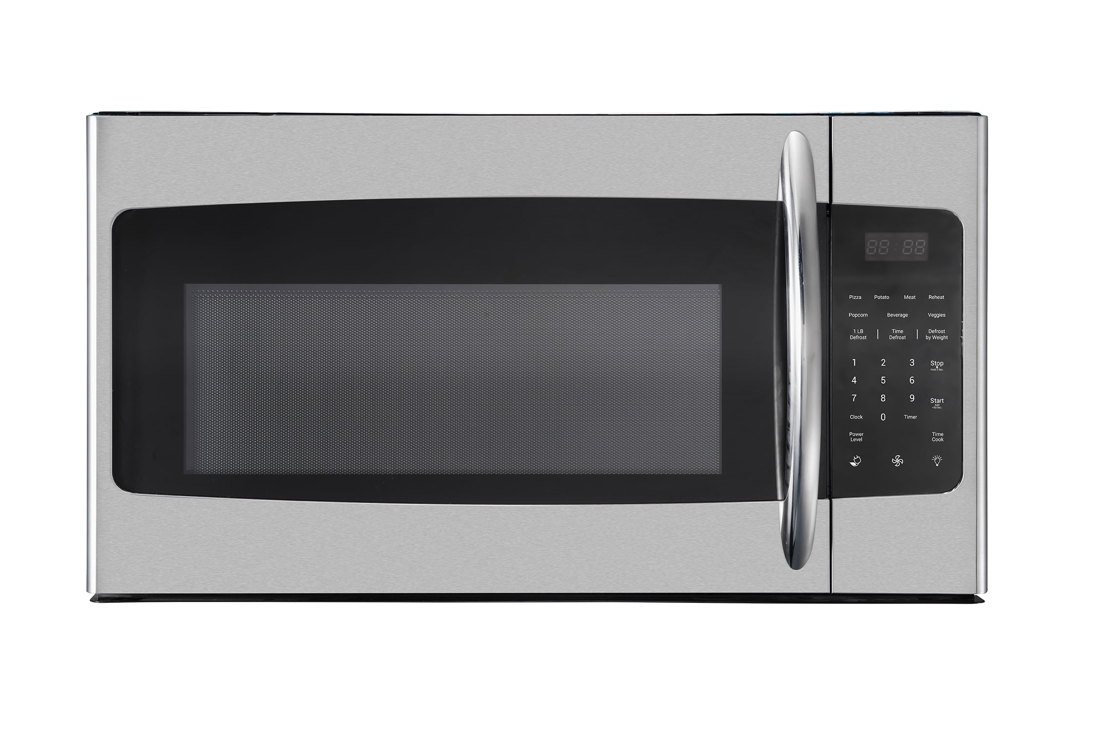 Stainless Steel Over-the-Range Microwave with Glass Turntable