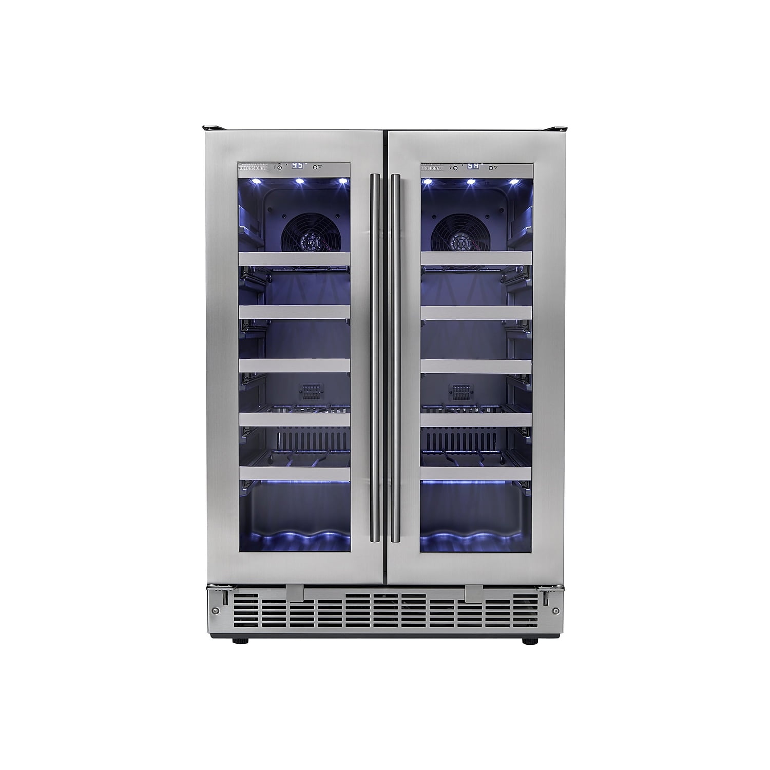 Danby DWC047D1BSSPR Napa 24\" French Door DualZone Wine Cooler