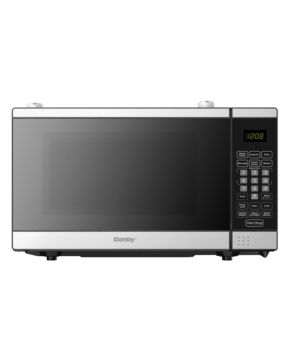 Danby 0.7 cu ft Stainless Steel Microwave, Space-Saving Under the