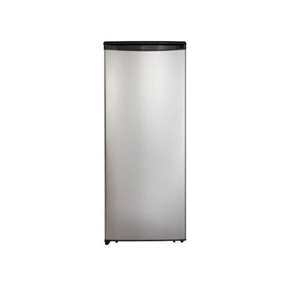 Danby Designer 11 C Ft Automatic Defrost Apartment Refrigerator, Spotless Steel