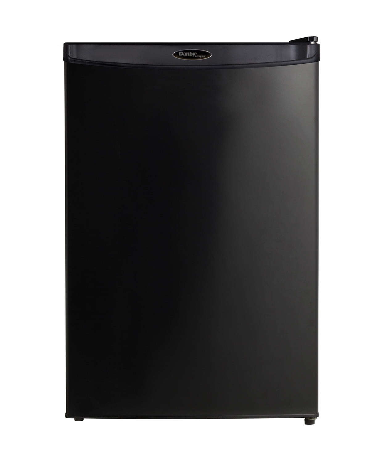 Compact Black Energy Star Freestanding Refrigerator with Reversible Door