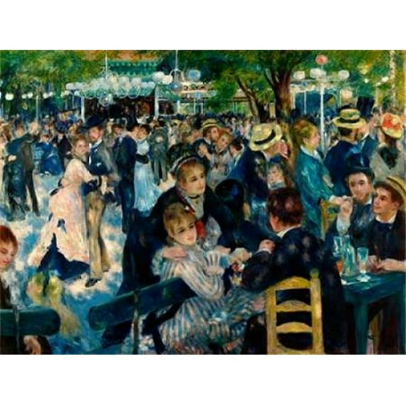 Dance At Le Moulin De La Galette Poster Print by Pierre-Auguste Renoir, 22 x 28 - Large