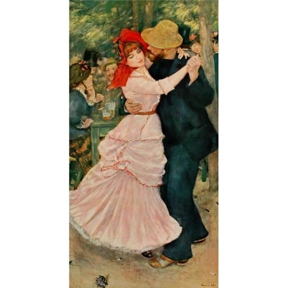 Dance At The Bougival 1883 Poster Print by Pierre-Auguste Renoir 24 x 36 - Large