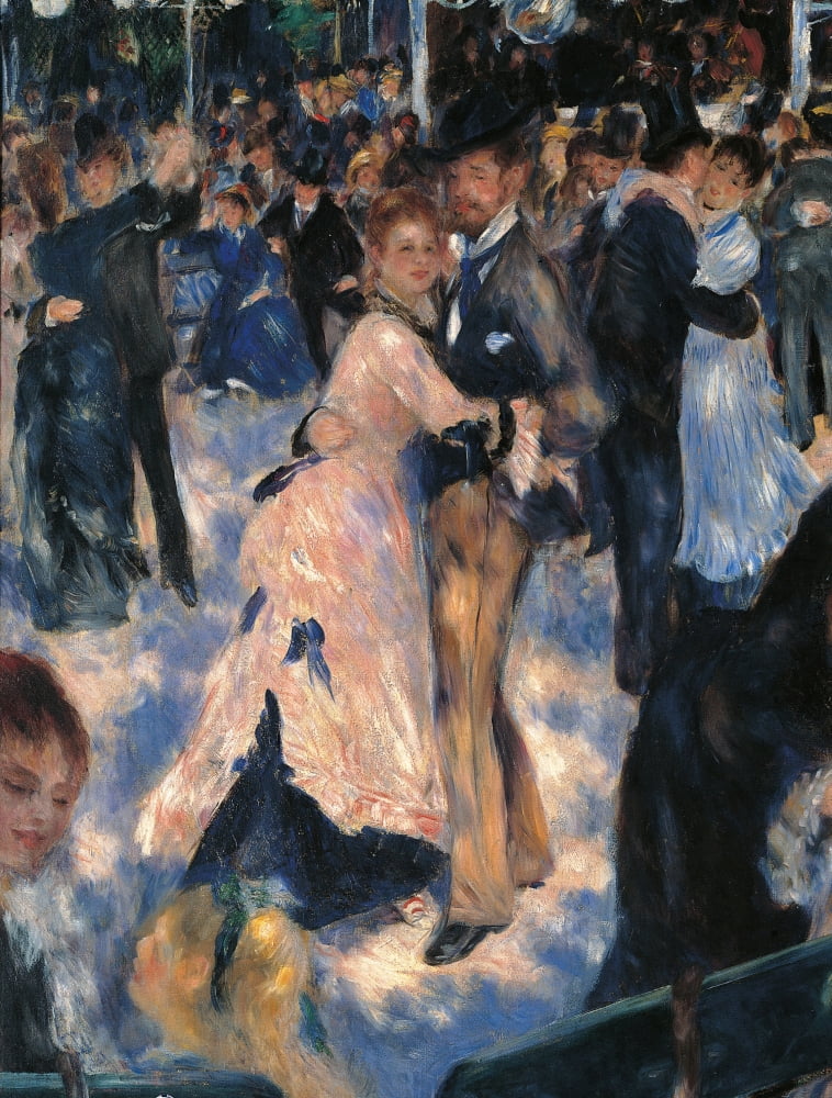 Dance At The Moulin De La Galette Canvas Art - (24 x 36)