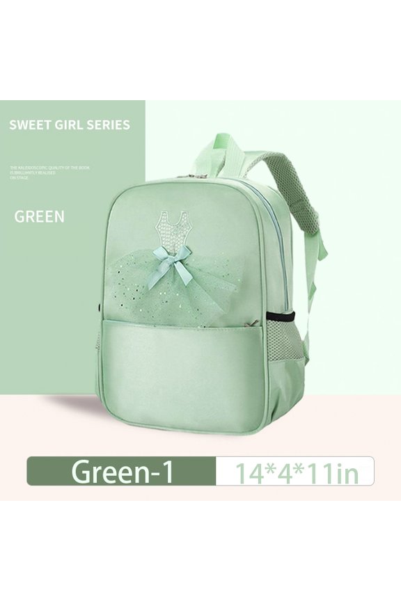 Dance Bag Bookbag Featuring Lace and Bow Teen Daily Dance Bags Training Pack Ballet Backpack Excellent Gift for Your Daughter