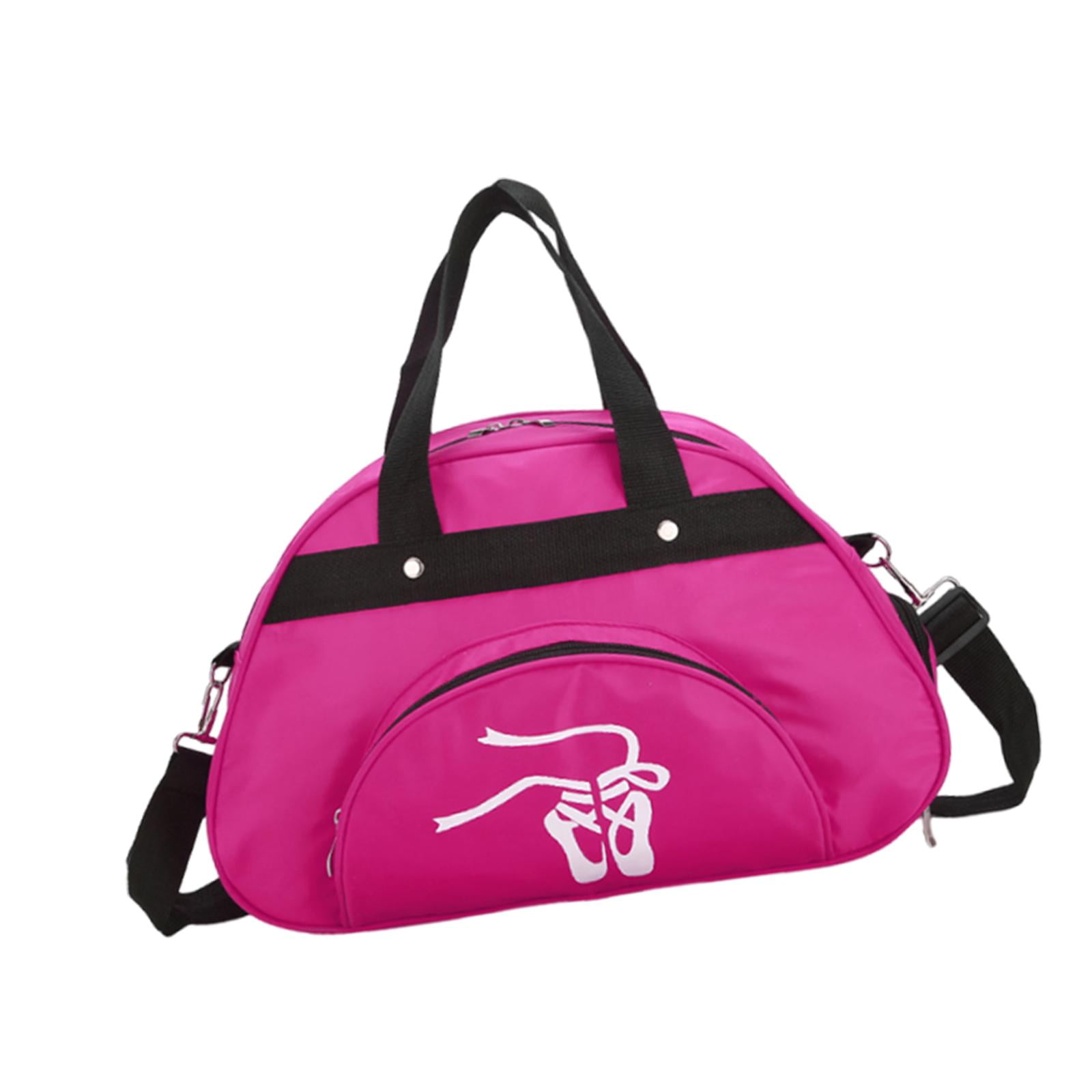 Dance Bag Sport Gym Duffel Nylon Shoe Storage Lightweight Design for Girls Teens Dancers Ballet