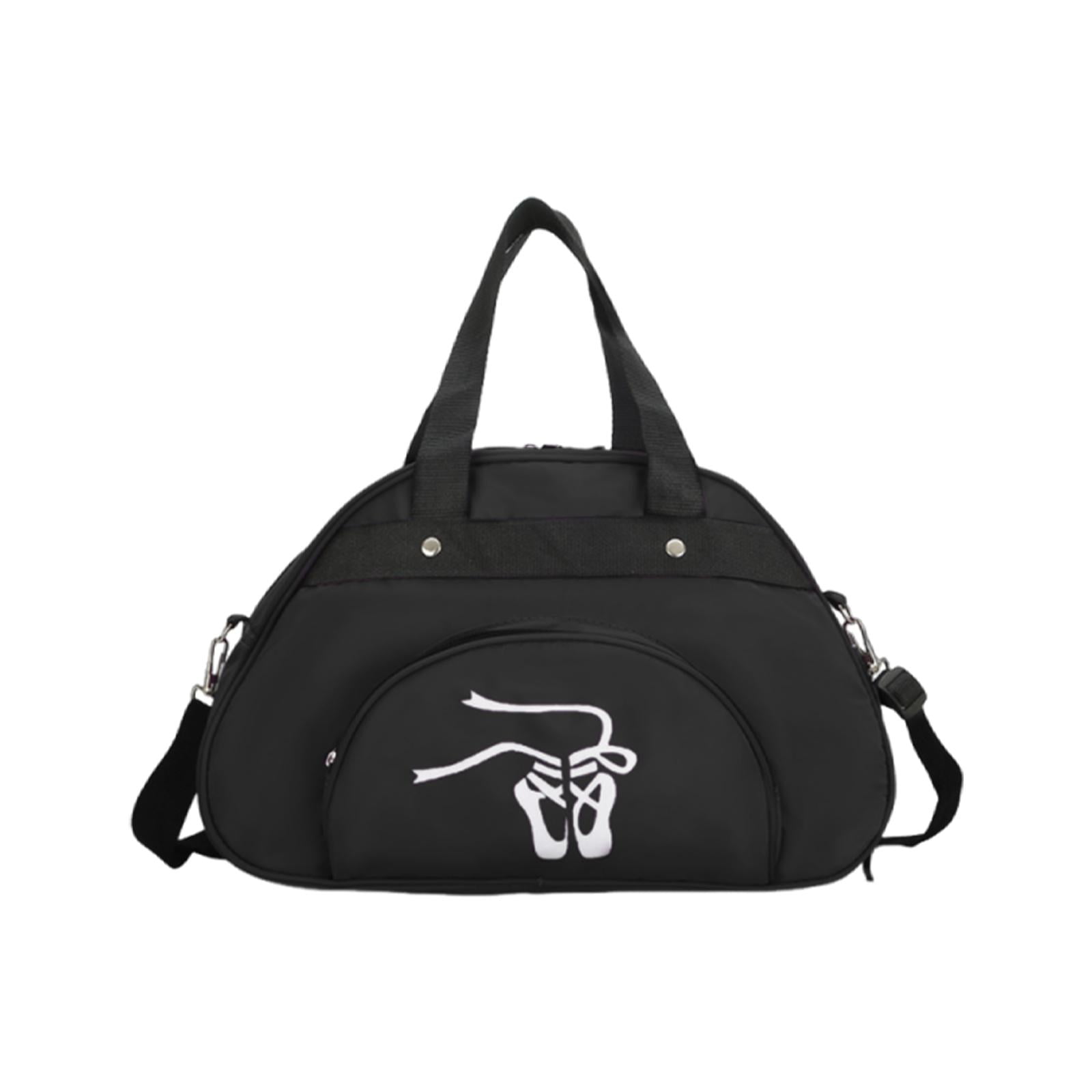 Dance Bag Sport Gym Duffle Overnight Shoe Storage Nylon Fabric for Women Girls Ballet Studio Use