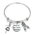 thumbnail image 1 of Dance Bangle Bracelet Girls Dance Jewelry Perfect Gift For Dance Recitals Dancers Teacher Gift, 1 of 5