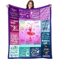 thumbnail image 1 of Dance Blanket Dance Gifts for Girls Women Dance Flannel Throw Warm Blanket for Boys Teens Kids Sofa Bed Home Decor Dance Lovers Gifts 50"x60", 1 of 6