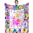 thumbnail image 1 of Dance Blanket Soft Cozy Bed Couch Dances Theme Throw Blankets Birthday Gifts for Teen Girls Teachers Women 50"x40", 1 of 6