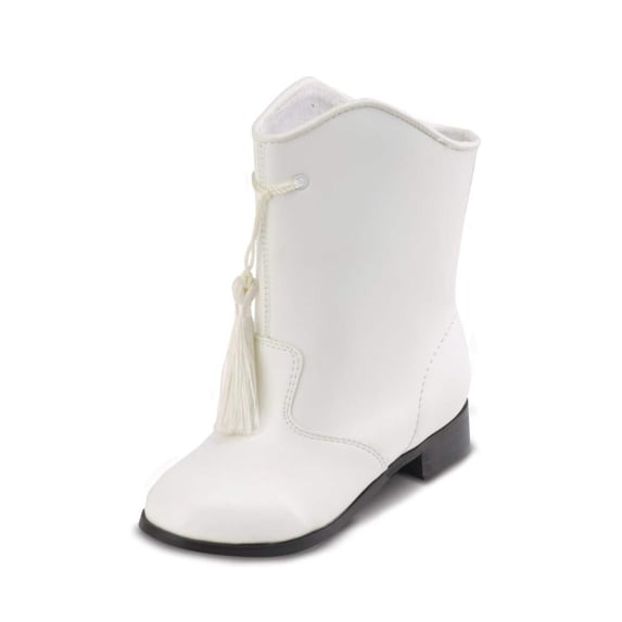 Dance Boots Danz N Motion Majorette 10 Toddler White Parade Man Made Parade Par
