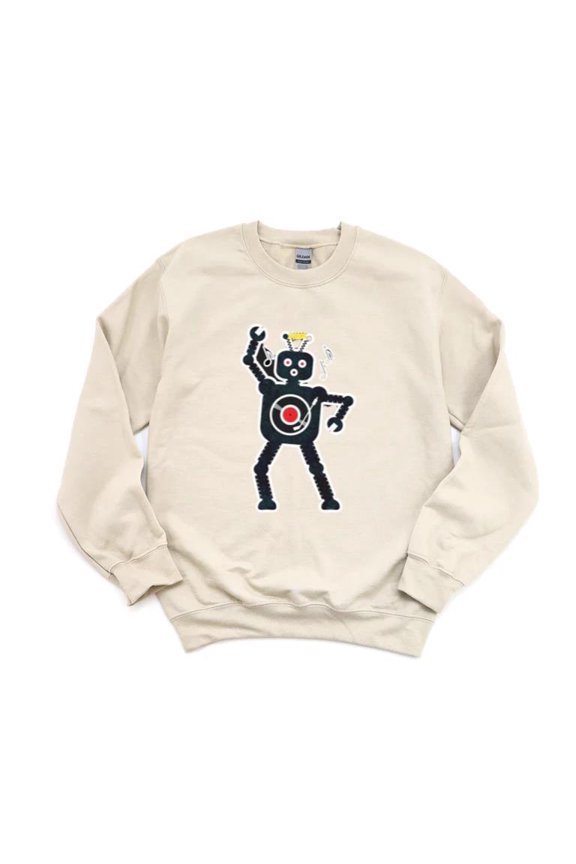 Dance-Bot Robotic Moves Graphic Techno Dance Theme Robot Android AI Cute Sweatshirt, for men & women, up to size 5XL