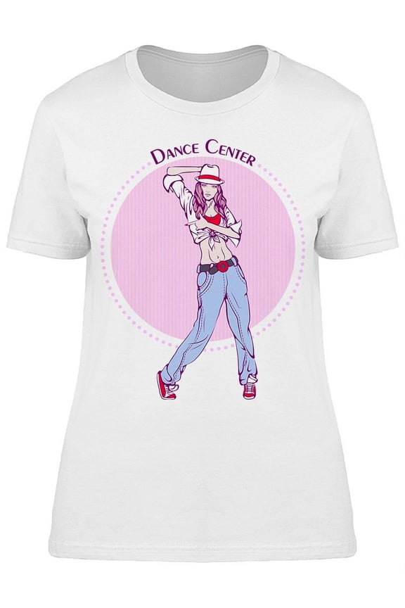 Dance Center Dancer Pose T-Shirt Women -Image by Shutterstock, Female Medium
