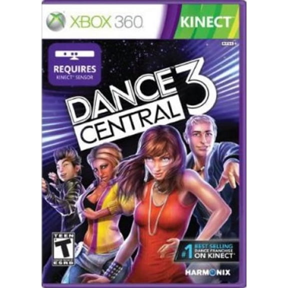 Restored Dance Central 3 Xbox 360