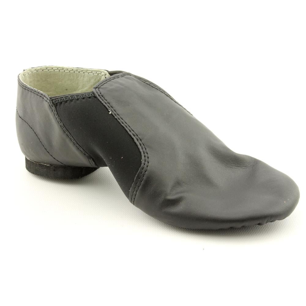 Dance Class Women's GB301 Spandex Gore Jazz Shoe - Leather Slip-On With Split Sole