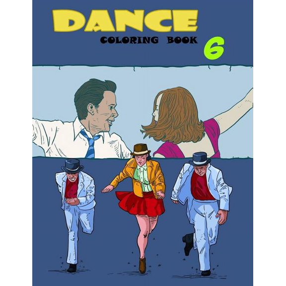 Dance Coloring Book (Paperback)
