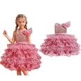 thumbnail image 1 of Dance for Girls Pink Sequin Dress Tulle Dance Dresses Dance Girls Clothes Street Dance Outerwear 5-6 Years, 1 of 6