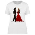thumbnail image 1 of Dance Couple Flamenco Pose T-Shirt Women -Image by Shutterstock, Female 3X-Large, 1 of 2