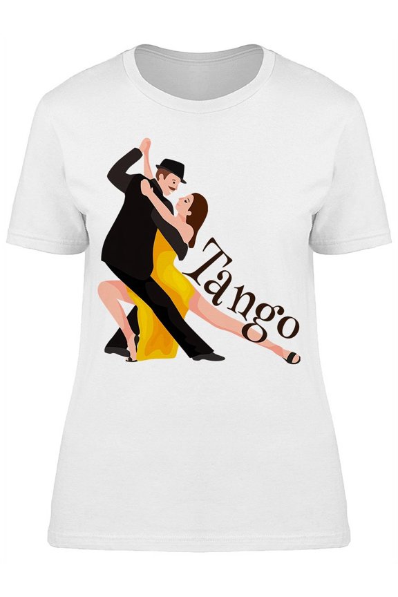 Dance Couple Tango T-Shirt Women -Image by Shutterstock, Female Small