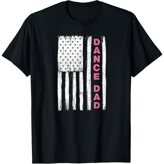 Dance Dad Flag Pink T-Shirt