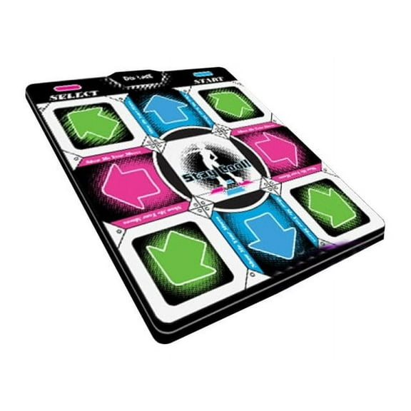 Dance Dance Revolution Super Deluxe Dance Pad with 1 Inch Foam Inserts V2.0 - Dance controller - wired - for Sony PlayStation 2, Sony PlayStation