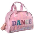 thumbnail image 1 of Dance Duffle Crossbody Garment Bags for Dancers, Girls, Teens, Athletes Glitter Dance Workout Carry On Waterproof Weekender Overnight Duffel Bag with Pockets, 1 of 6
