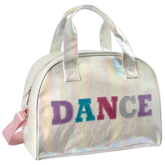 Dance Duffle Crossbody Garment Bags for Dancers, Girls, Teens, Athletes Glitter Dance Workout Carry On Waterproof Weekender Overnight Duffel Bag with Pockets