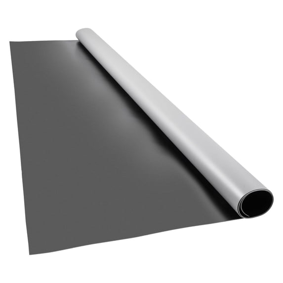 Dance Floor Roll 6.6x11.8ft, 0.06in PVC Vinyl Portable Dance Flooring, Non-Slip Reversible Black/Grey Dance Mat for Ballet, Jazz, Hip Hop, Home & Studio