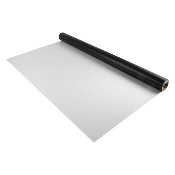 Dance Floor Roll 6.6x23ft, Reversible PVC Dance Flooring, Non-Slip Portable Dance Floor for Ballet, Jazz, Hip Hop, Contemporary - Black/White