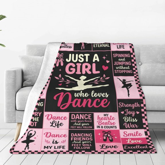Dance Gifts, Dance Recital Gifts for Girls Blanket, Dance Gifts for Girls, Dance Competition Gifts, Dance Team Gifts, Dance Sister Gifts 50x40