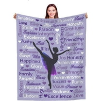 Dance Gifts for Girls Teen, Dance Recital Gifts for Girls, Dancer Gifts for Girls Teens Women, Birthday Gifts for Dancers Ballet Dancer Dance Teacher Dance Team, Dance Blanket Throws 50"x40"
