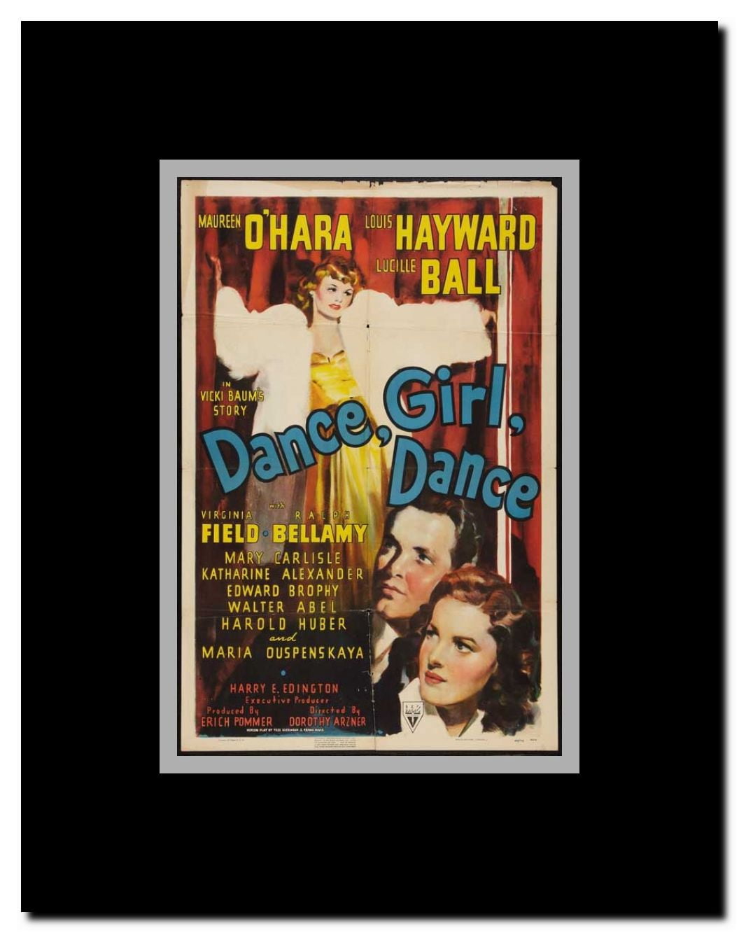 Dance Girl Dance Framed Movie Poster