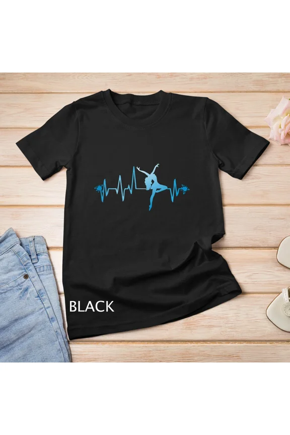 Dance Girl Heat Beat print Cute Dancing Dancer Ballet Gift Unisex T-shirt up to size 5XL
