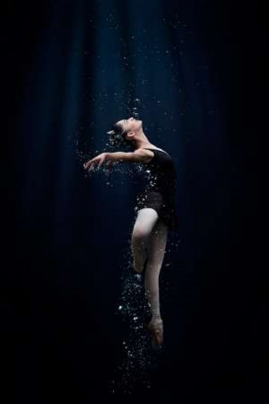 Dance In The Water Canvas Art - Semra Karaaslan (12 x 18)