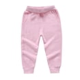 thumbnail image 1 of Dance Leggings for Girls Toddler Boys Girls Sweatpants Solid Color Casual Cotton Sports Jogger Pants Loungewear Athletic Trousers with Pockets Boys Trousers Pants 5Y, 1 of 4