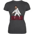 thumbnail image 1 of Dance Like Alexandria Ocasio Cortez Flossing Juniors Soft T Shirt Deep Heather X-LG, 1 of 1