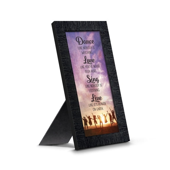 Dance Like Nobody is Watching, Mark Twain Motivational Wall Art, Inspiring Picture Frame, 7428CH