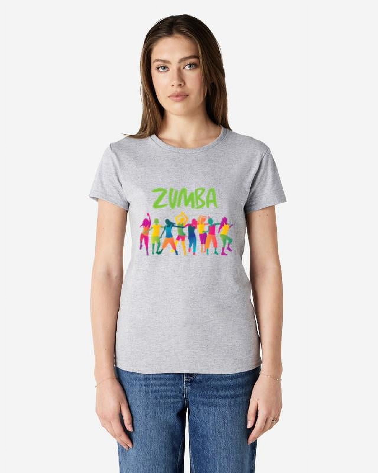 Dance Lover Graphic With Colorful Zumba Energy Fitness Vibe T